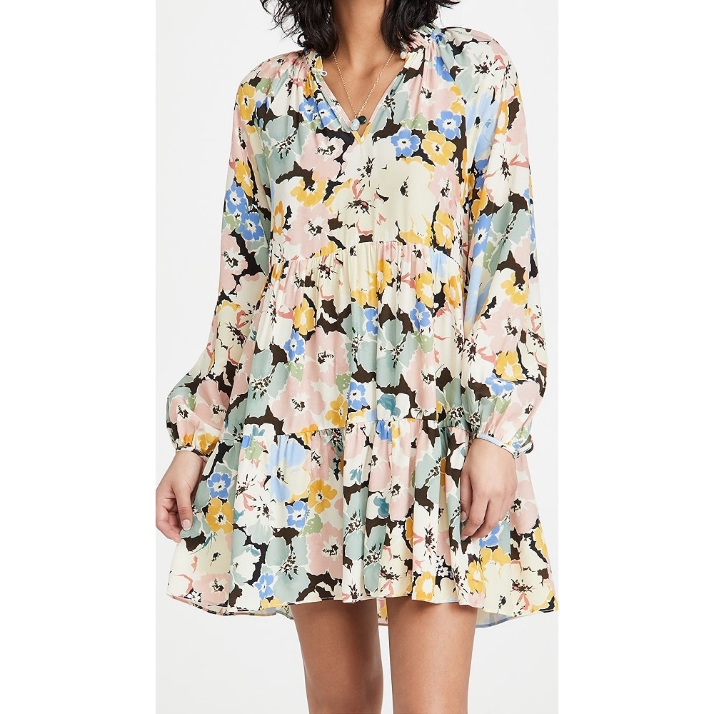 Yumi Kim Women's Vicky Dress, Cornelia, Floral, Yellow,